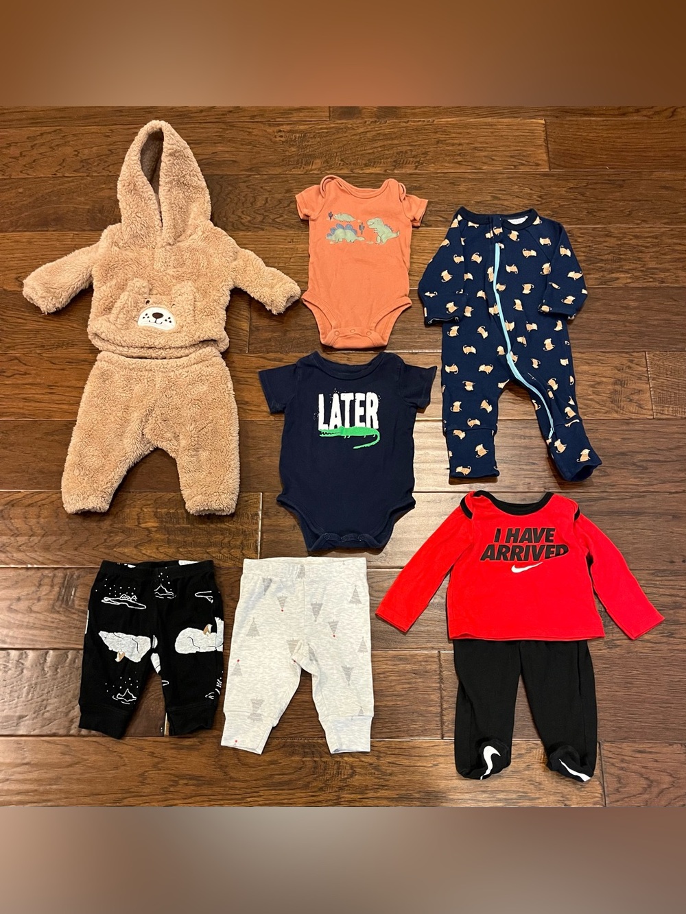 3 Month - Lot of 9 - Nike, Carter, Other Brands Baby Clothing Lot